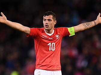 Arsenal's Granit Xhaka contrac...